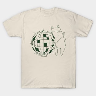 Mirrorball cat T-Shirt